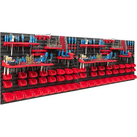 Tablero de herramientas de 230x78 cm, estante para taller o garaje. (1/5)