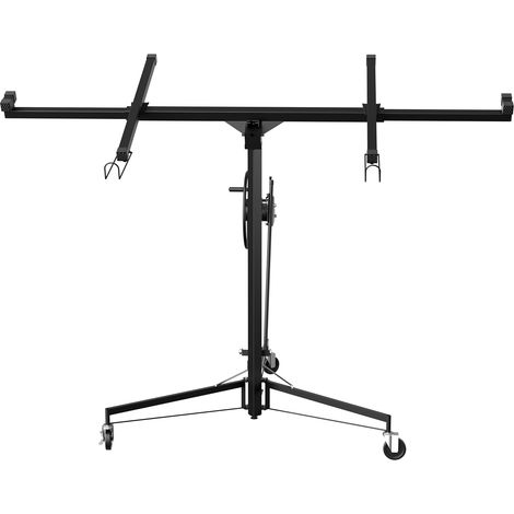STANEW Alzalastre per cartongesso XXL, alzalastre per cartongesso,pannelli cartongesso,Regolabile In Altezza 140-325 cm, Portata Di 68 Kg, Nero (1/5)