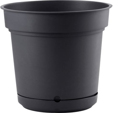 Vaso Ø28x25,2 cm in Polipropilene Hydral 28 Antracite (1/2)