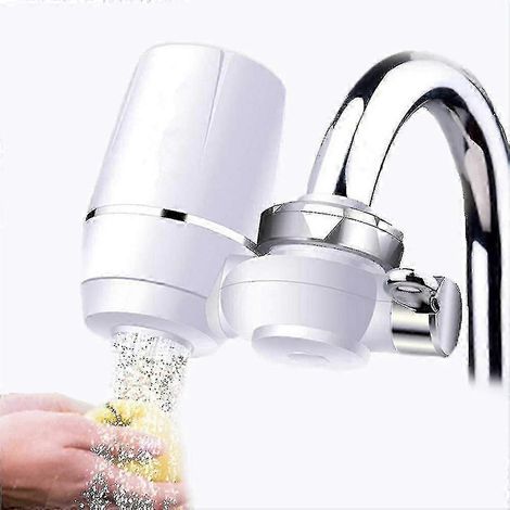 Système de filtration par osmose inverse avec pompe et robinet en nickel brossé (1/5)