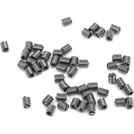 50 Stück metrische Gewindeeinsätze M1,6 x 0,35 Gewindereduziermuttern für Reparatur und Schutz (1/5)