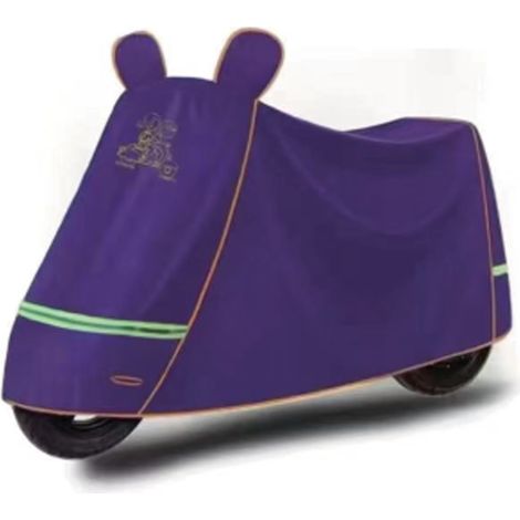 Telo coprimoto, adatto sia per giornate di sole che di pioggia, con protezione da sole, pioggia e polvere, realizzato in tessuto Oxford, modello CZ-129, per moto di lunghezza inferiore a 1,8 m. (1/2)
