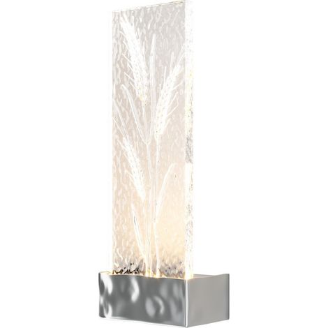Maytoni Ornate Lampada da parete moderna a LED integrata cromata 3000K 50lm con paralume in acrilico (1/5)