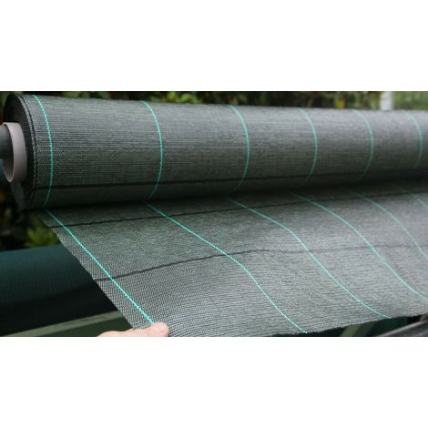 Telo Tessuto Teli Tela Pacciamatura Antiradice Rotolo Verde Extra Qualità 1x10 m
