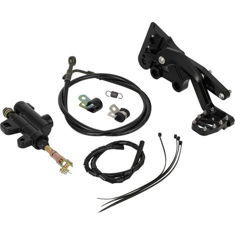 Kit leva freno per moto, cilindro freno inferiore, pompa, tubo freno a pedale, serbatoio per bici elettrica Light Bee SX. (1/2)