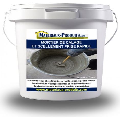 Mortier de calage et scellement prise rapide - 12.5 Kg Gris - MATPRO
