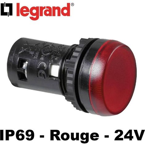 Voyants monoblocs - têtes lumineuses avec LED intégrée IP69 - Osmoz - type de voyants monoblocs - Voyants Rouge 24V