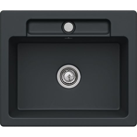 VB EB-SP Silhouette 60 S 600x510mm Ablgarn. IB réversible en TitanCeram Ebony cplus