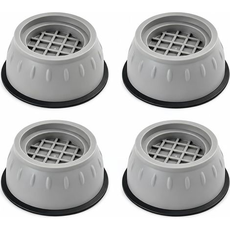 (4 Pièces) Patin Anti Vibration Machine à Laver, Séchoirs et Meubles, Amortisseurs Robustes pour Réduire Le Bruit,Élever et Protéger Les Appareils (1/5)