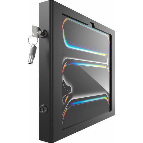 Apex Soporte de pared con gabinete seguro para iPad Pro M4 de 13" (2024) - Negro (1/3)
