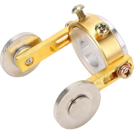 Rueda guía para cortadora de plasma de 39-59 mm con soporte telescópico y rodillo de corte de 18 mm de diámetro interior para MB15 15AK-Crezuo