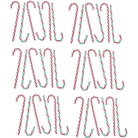 Dekorative Weihnachtskrücken, dekorative Krücke in Bonbonform, Weihnachtsgeschenk, dekorative Krücke für den Weihnachtsbaum (1/5)