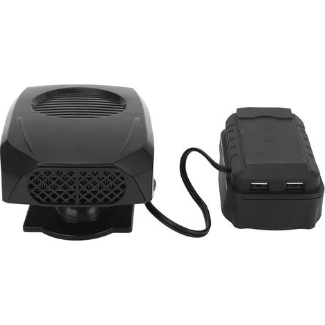 Portable auxiliary heater with 2 temperature settings, powered by battery, suitable for models BL1830, BL1850, BL1840, BL1845, BL1815 (1/4)