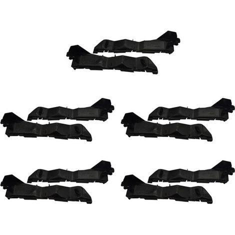 Cinque coppie di staffe di supporto per paraurti anteriore per Toyota Avensis II T25 03-08: 52536-05020, 52535-05020, 5253605020, 5253505020