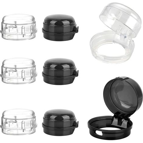Set mit 8 Kindersicherungen für Gasherdknöpfe, Kindersicherung für Backofen, Gasherd, Gaskochfeld