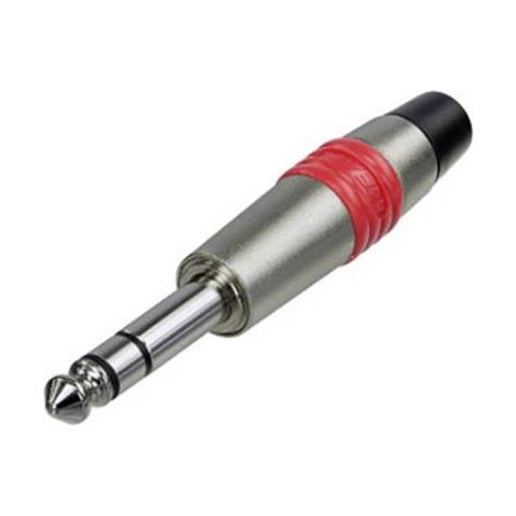 Jack 6.35 mm mâle, droit Rean AV NYS228C-0-CON Nombre de pôles: 3 stéréo argent, noir 1 pc(s) (1/2)