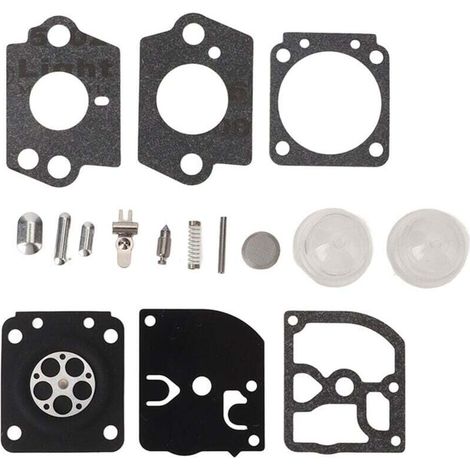 Kit Réparation Carburateur Pompe Amorçage Joint Carburateur Compatible Stihl HS45 FS38 FS55 Tondeuse Gazon
