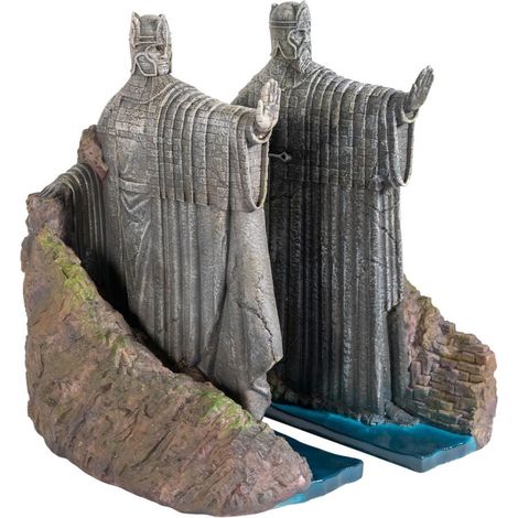 Lord of the Rings Argonath Bookends for Home Decor, 6 Inches