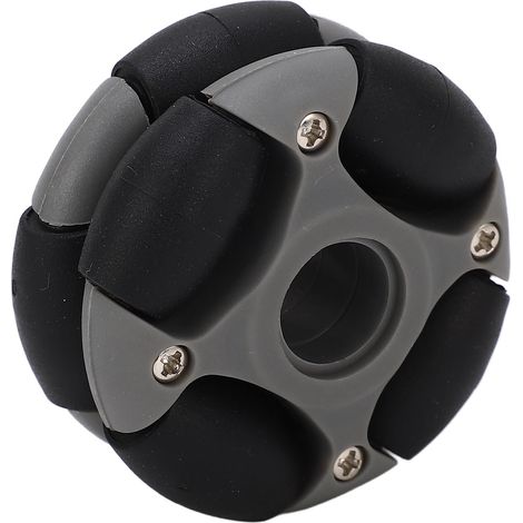 Roue robotique omnidirectionnelle 48mm à double rangée, pièce de rechange pour robots industriels, modèle 14036. (1/5)