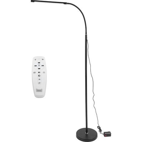 Moderne LED-Stehleuchte aus Eisen, verstellbar mit Fernbedienung für Wohnzimmer, Schlafzimmer, Büro – US-Stecker 110–240 V (1/5)