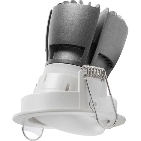 Empotrable techo tilt NOK1 Orientable 1-10V,Push LED COB 12.80W 1460lm CRI80 4000K 40º - Blanco (1/3)