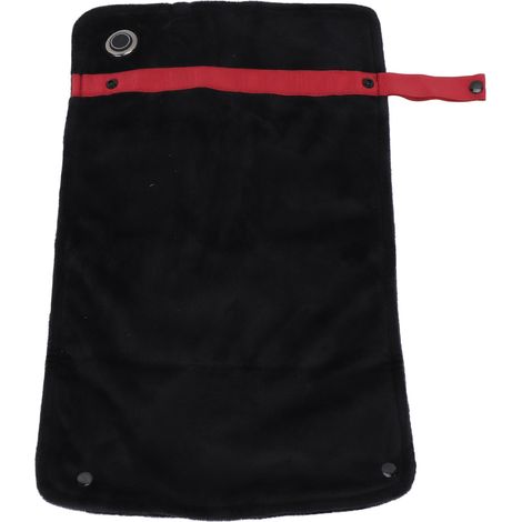 Couverture chauffante USB avec contrôle de température, couverture chauffante électrique multifonctionnelle, chaude et confortable pour les genoux, idéale pour la maison et le bureau (noire). (1/5)