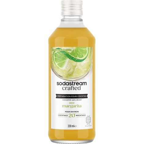 Cocktailmixer SODASTREAM - Margarita ohne Alkohol - Zitronenfrische - Für Sprudel- und Sodamaschinen - 330 ml