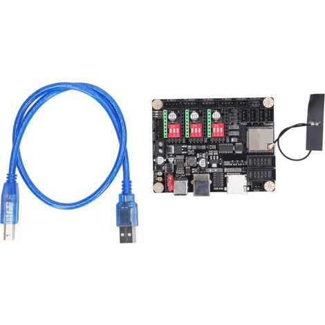 Carte Mère Contrôleur Imprimante 3D 32 Bits avec WIFI pour Machine Gravure Laser (1/5)