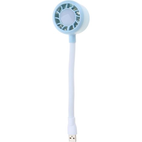 ventilateur USB avec lumière LED 4 vitesses et angle réglable (1/5)