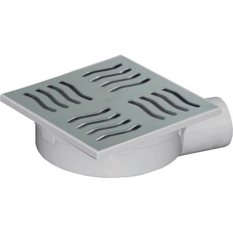 ABS pozo sifonado 150x150mm gris d50