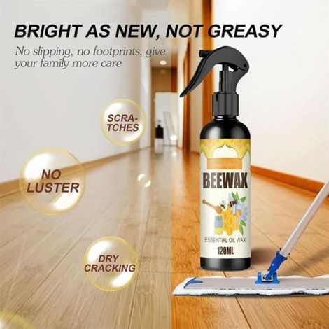 Spray à Cire d'Abeille - Cire D'Abeille - Entretien Bois - Brillant - Intérieur - Protection (1/4)