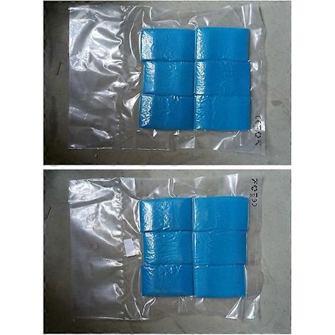 Lot de 6 filtres en mousse lavables et réutilisables pour spa Intex Pure Spa 48 éponges-AquaForge (1/3)