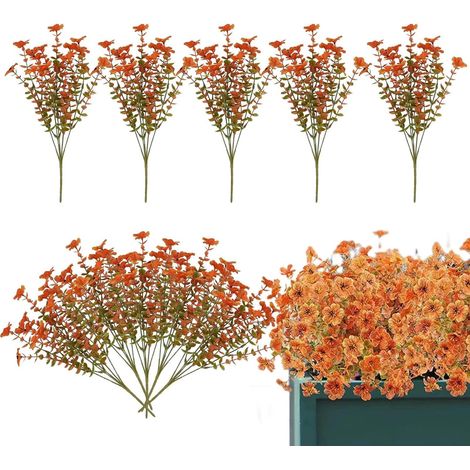 Fleurs Artificielles D'Automne Thanksgiving Artificielles Automnales Pour Porte D'Entrée D'Automne Porche Patio Balcon Jardin Extérieur Intérieur Salon Salle À Manger (1/5)