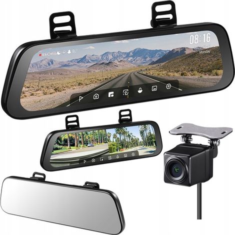Kit de Cámaras para Coche 70mai S500 Retrovisor Dash Cam + Cámara Trasera RC13 (1/5)