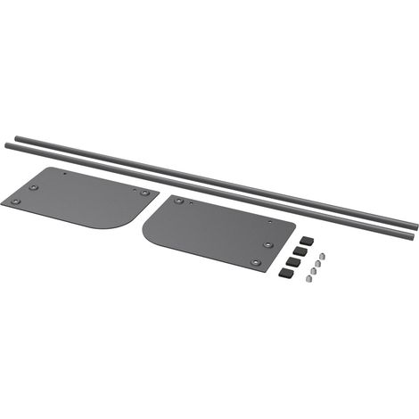 Kesseböhmer Conero Schuhablage Breite 973mm - Organizer für Schuhe ab Größe 35, Stahl schwarz pulverbeschichtet - 2 Stück (1/5)