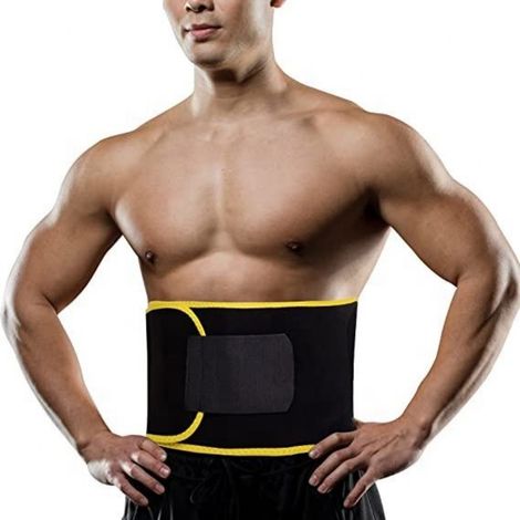 Cette ceinture de fitness gainante est extensible, douce, hypoallergénique et confortable. Elle est ajustable et convient à la pratique du yoga et à la perte de poids.