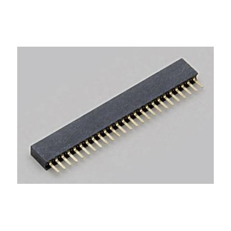 TRU COMPONENTS Barrette femelle (standard) Nbr de rangées: 1 Nombre de pôles par rangée: 26 TC-2506446 1 pc(s) Q202562 (1/2)