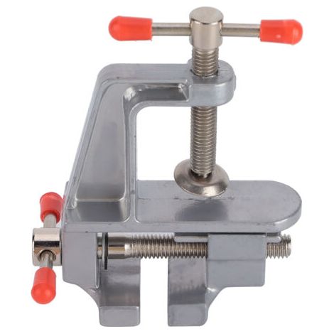 Mini tornillo de banco, apertura de mordaza de 2,8 cm (1,1 pulgadas), abrazadera de mesa para rectificado, perforación y tallado de precisión. (1/5)