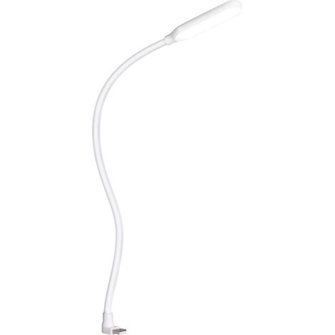 Lampe de chevet USB à pied incurvé, intensité variable tactile, protection des yeux, flexible universel, lampe de lecture pour le travail et les études (1/5)