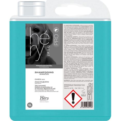 Shampooing Professionnel concentré Laboratoires Héry 5 L