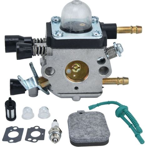 Vergaser für Laubbläser mit Einstell- und Reparatursatz 4229 1200 606 für Stihl BG45 BG46 BG55 BG65 BR45C SH55 SH85 (1/4)