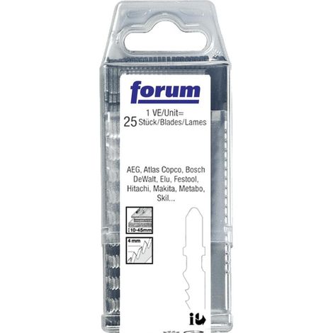 25 Stück Stichsägeblätter fein für weiches Holz T 101 D FORUM (1/3)