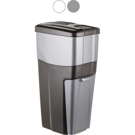 Cubo de basura selectiva Trypla Blanco L 38 Bama