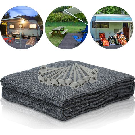 Wolketon Tappeto per tenda 200x200 cm HDPE PEHD Compatto per trekking solitario