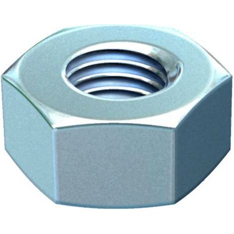 OBO Bettermann Dado esagonale M10 acciaio zincato elettroliticamente, 3400107