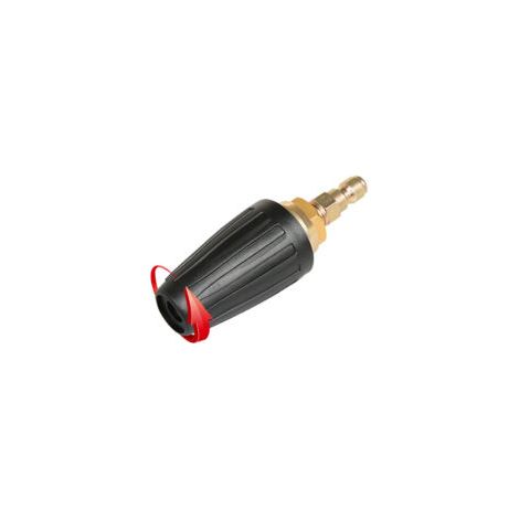 Buse Turbo rotative Raccord Rapide - pour Nettoyeur Haute Pression - Accessoire de Nettoyage (025 ouverture) - Crezuo