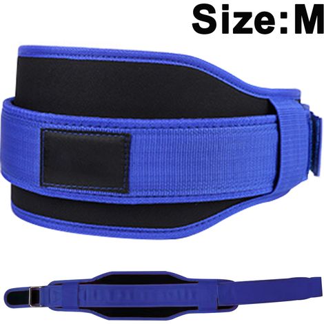 Ceinture De Musculation - Support Lombaire Double Rembourré - Nylon Résistant À L'Eau - Pour Squat Et Soulevé De Terre - 1 Pièce (1/5)