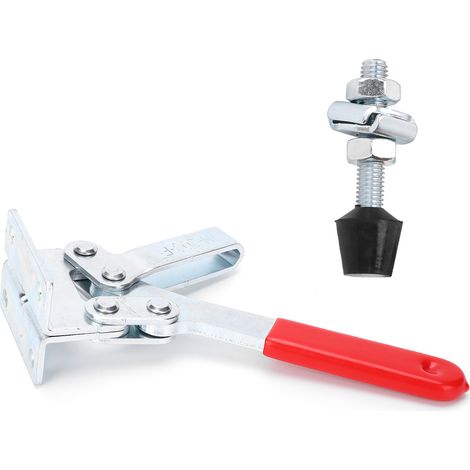 Pince à souder horizontale GH-203-F, étau à dégagement rapide, compresseur coudé, outil manuel de fixation pour atelier, serre-joint à levier, modèle 203-F, robuste et pratique. (1/5)