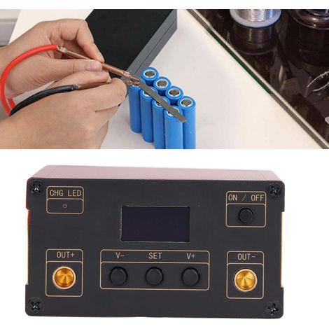 Soudeuse par points à supercondensateurs portable mini double impulsion de format poche, norme européenne AC 110240V (1/5)