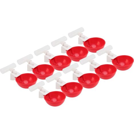 Chicken Cups, Automatic PP Waterer with 10 Cups (1/5)